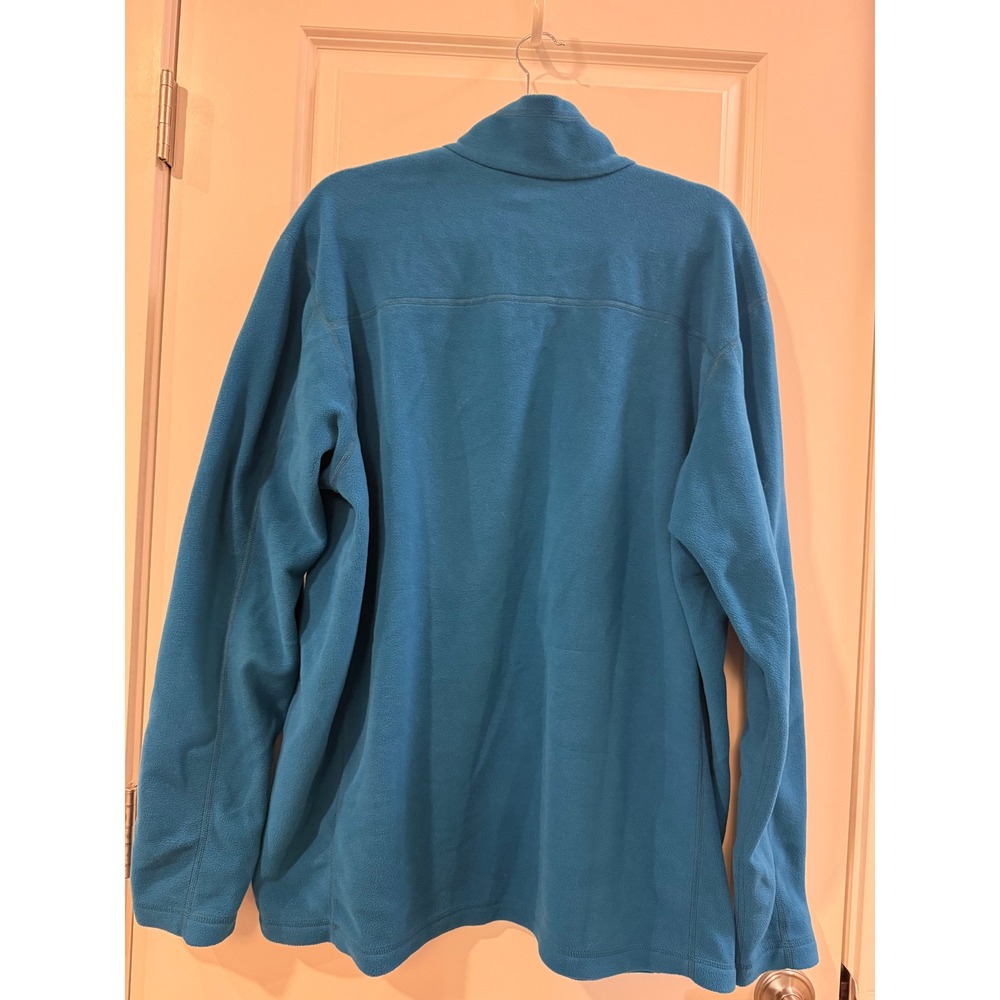 Patagonia Mens Micro D 1/4 Zip Fleece Pullover Blue XL 26176 Mock Neck Sweater - Picture 2 of 6
